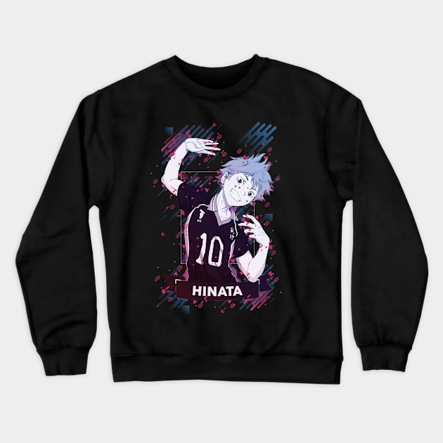 haikyuu - "haikyu" : hinata - haikyu volleyball - dynamic style - awsome gift for anime lover Crewneck Sweatshirt by EhsanStore